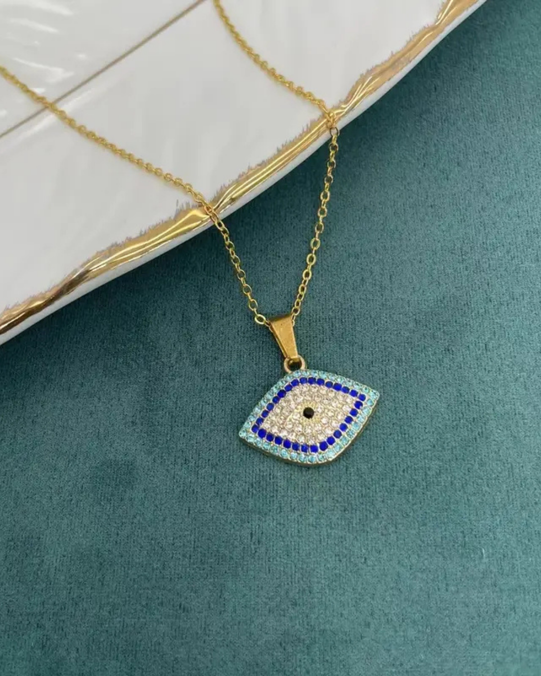 Evil Eye Pendant in 925 Sterling Silver – Protection &amp; Elegance in One