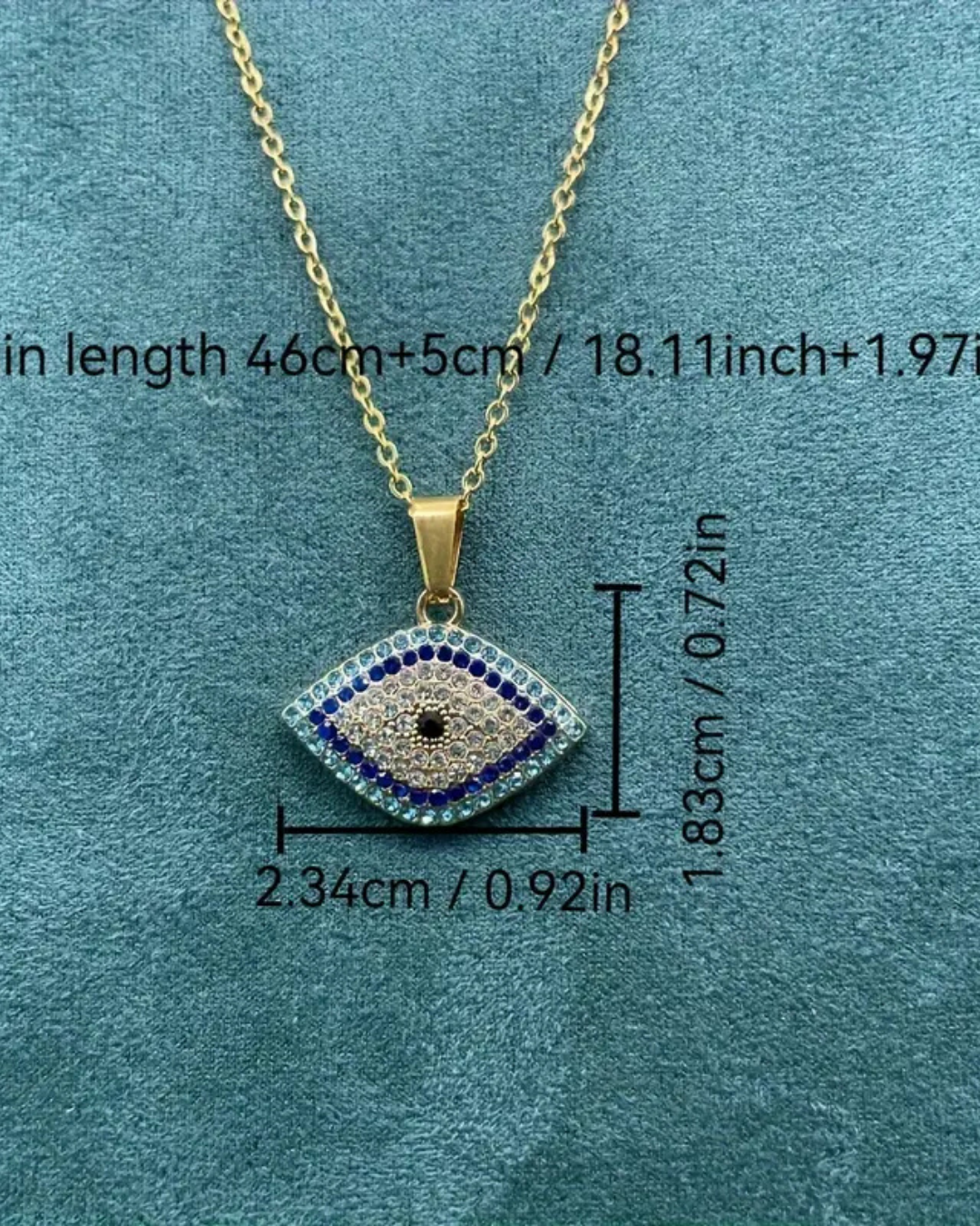 Evil Eye Pendant in 925 Sterling Silver – Protection &amp; Elegance in One