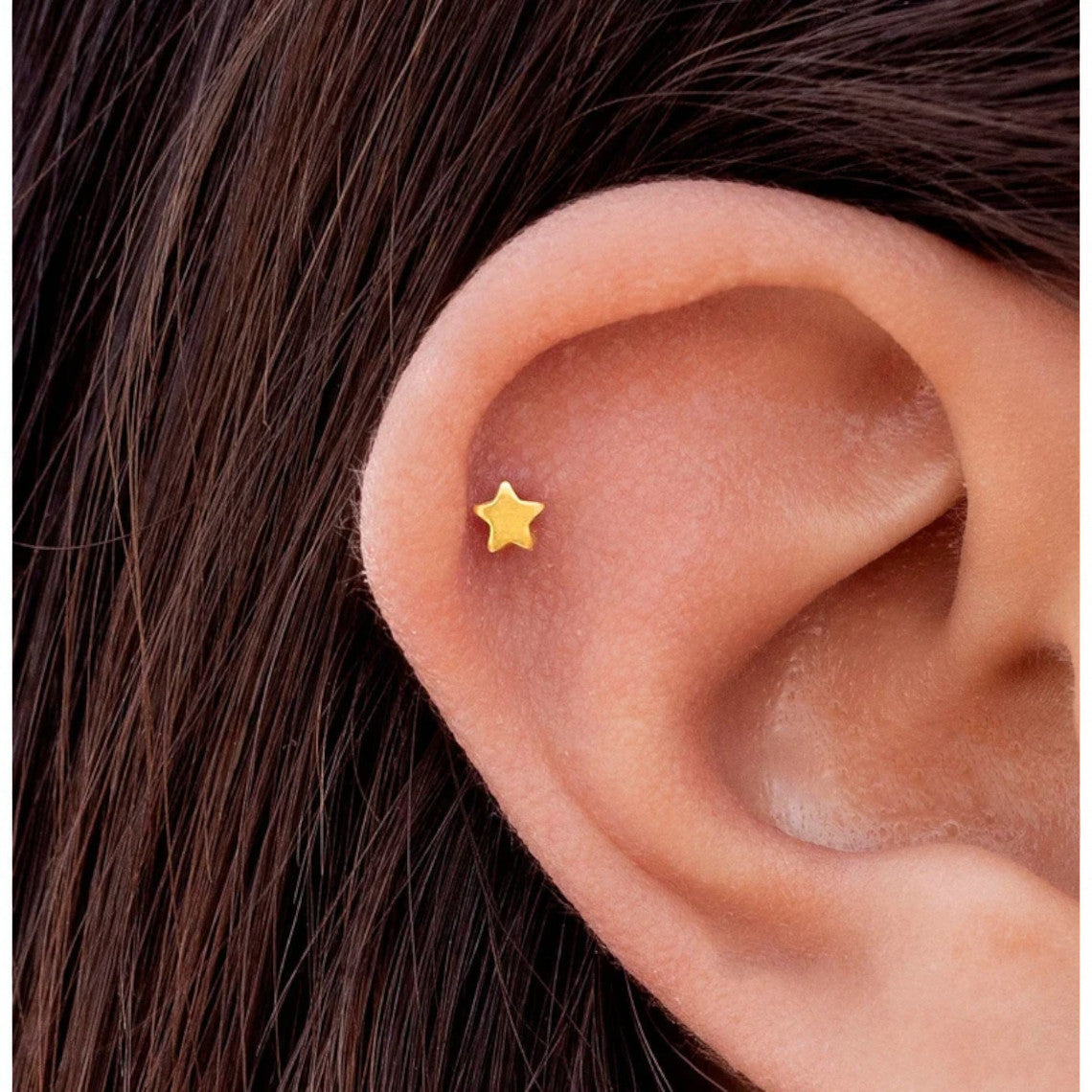 Minimalist Star Shaped Stud Earrings