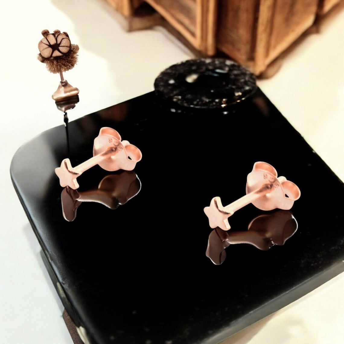 Minimalist Star Shaped Stud Earrings