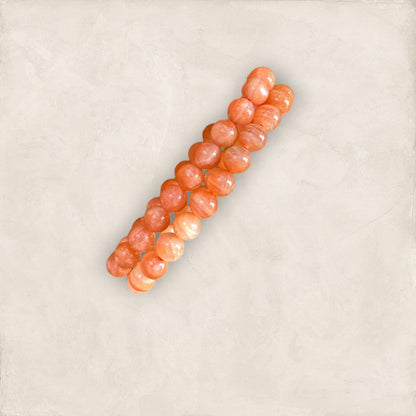 AAA+ Sunstone Beaded Crystal Bracelet
