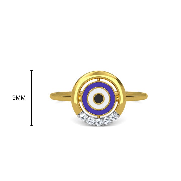 Evil Eye Ring in 925 Sterling Silver – Protection & Elegance in One.
