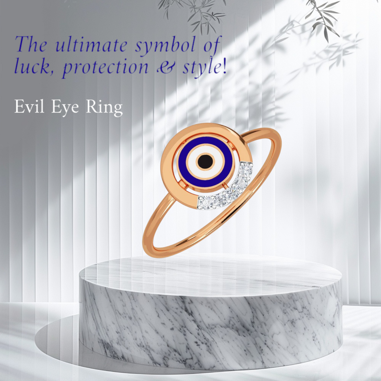 Evil Eye Ring in 925 Sterling Silver – Protection & Elegance in One.