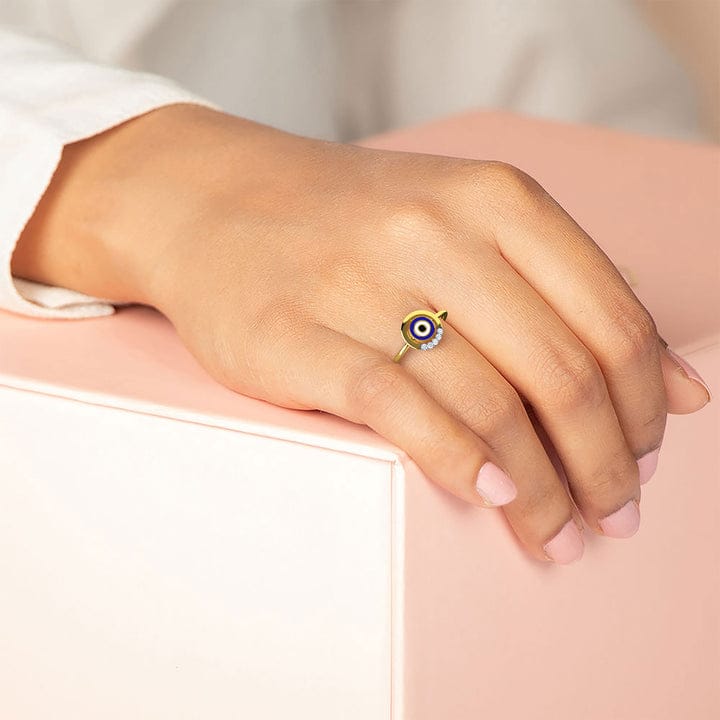 Evil Eye Ring in 925 Sterling Silver – Protection & Elegance in One.
