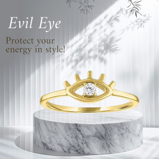 Evil Eye Ring in 925 Sterling Silver – Protection & Elegance in One.