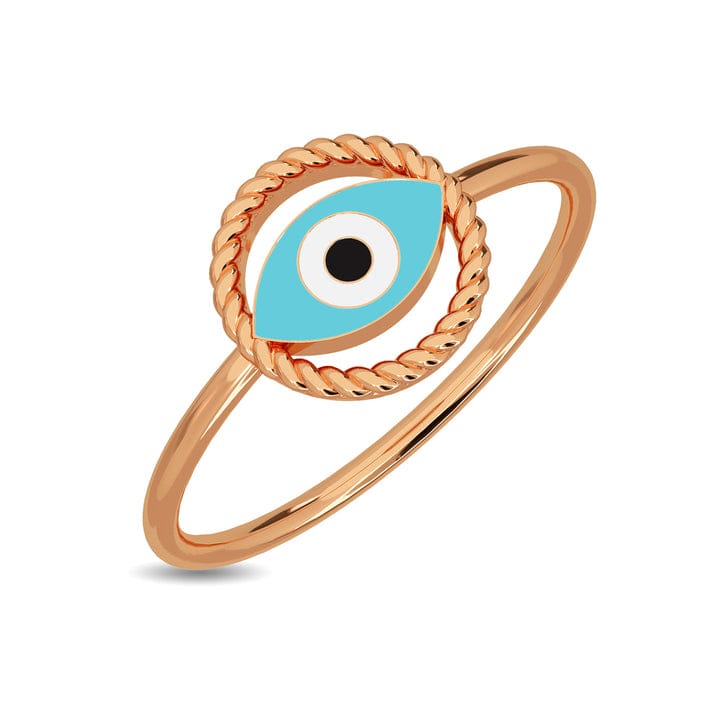 Evil Eye Ring in 925 Sterling Silver – Protection & Elegance in One.