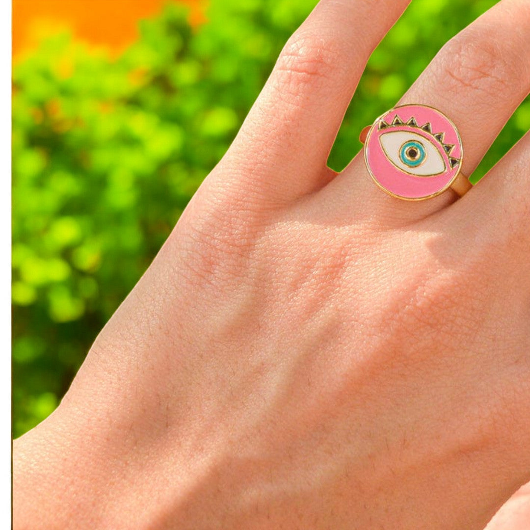 Evil Eye Ring in 925 Sterling Silver – Protection & Elegance in One.