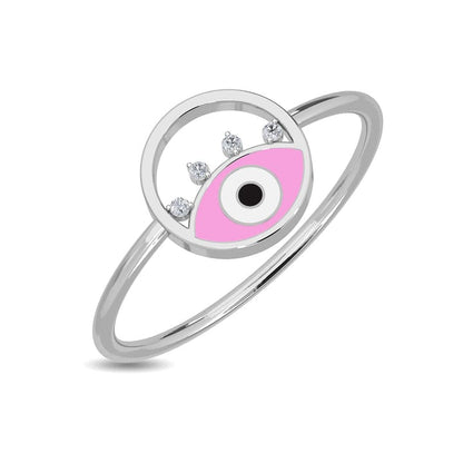 Evil Eye Ring in 925 Sterling Silver – Protection & Elegance in One.