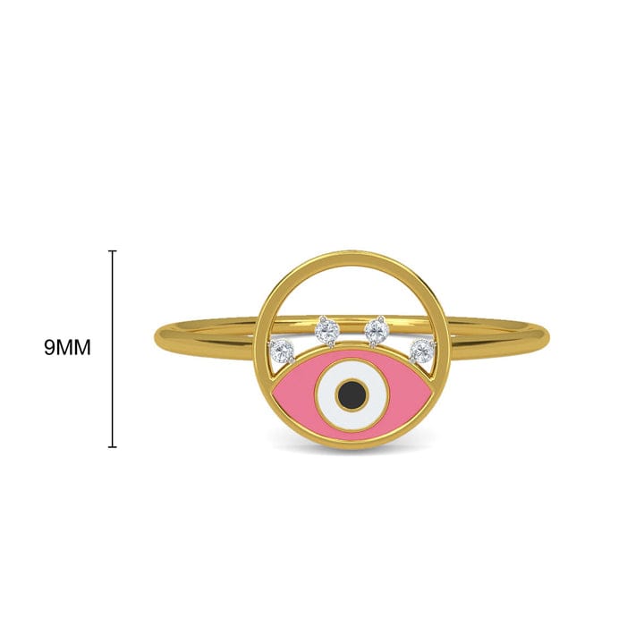 Evil Eye Ring in 925 Sterling Silver – Protection & Elegance in One.