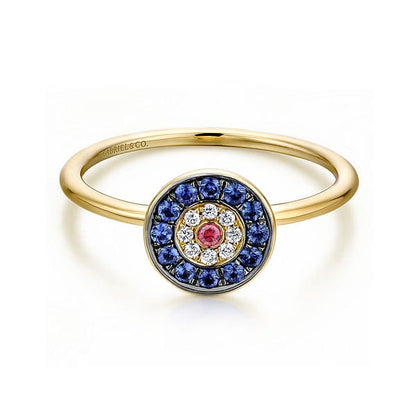 Evil Eye Ring in 925 Sterling Silver – Protection & Elegance in One.
