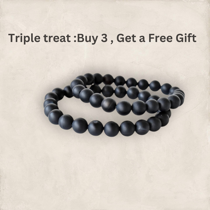 AAA+ Black Onyx Crystal Healing Bracelet