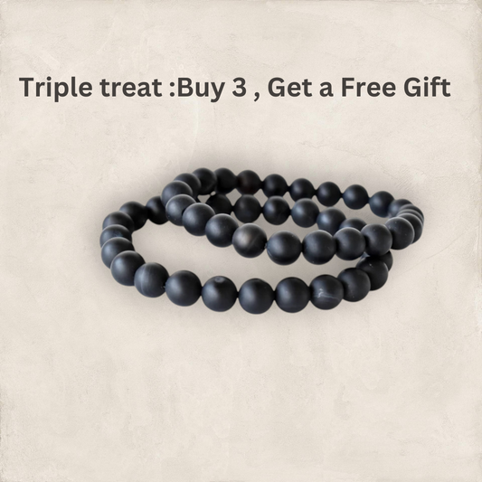 AAA+ Black Onyx Crystal Healing Bracelet