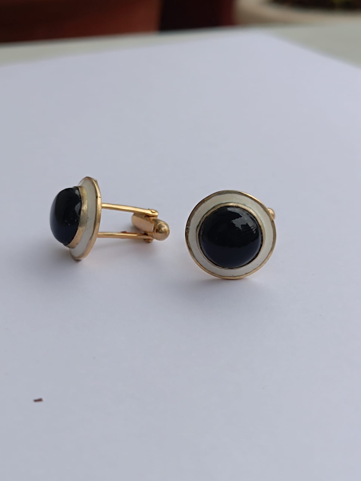 925 Silver Black Onyx Cufflinks – The Ultimate Symbol of Strength & Sophistication.(Perfect GIFT for him)