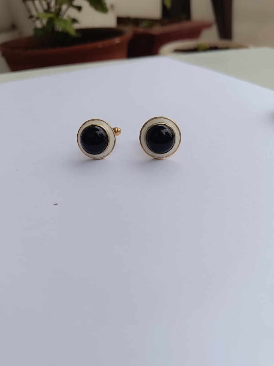 925 Silver Black Onyx Cufflinks – The Ultimate Symbol of Strength & Sophistication.(Perfect GIFT for him)