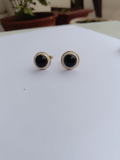 925 Silver Black Onyx Cufflinks – The Ultimate Symbol of Strength & Sophistication.(Perfect GIFT for him)