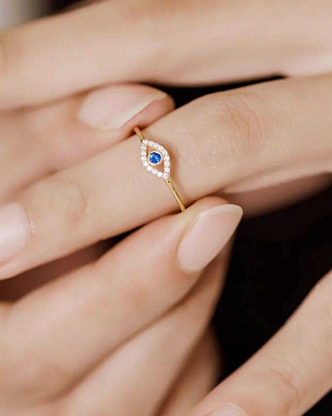 Evil Eye Ring in 925 Sterling Silver – Protection & Elegance in One.