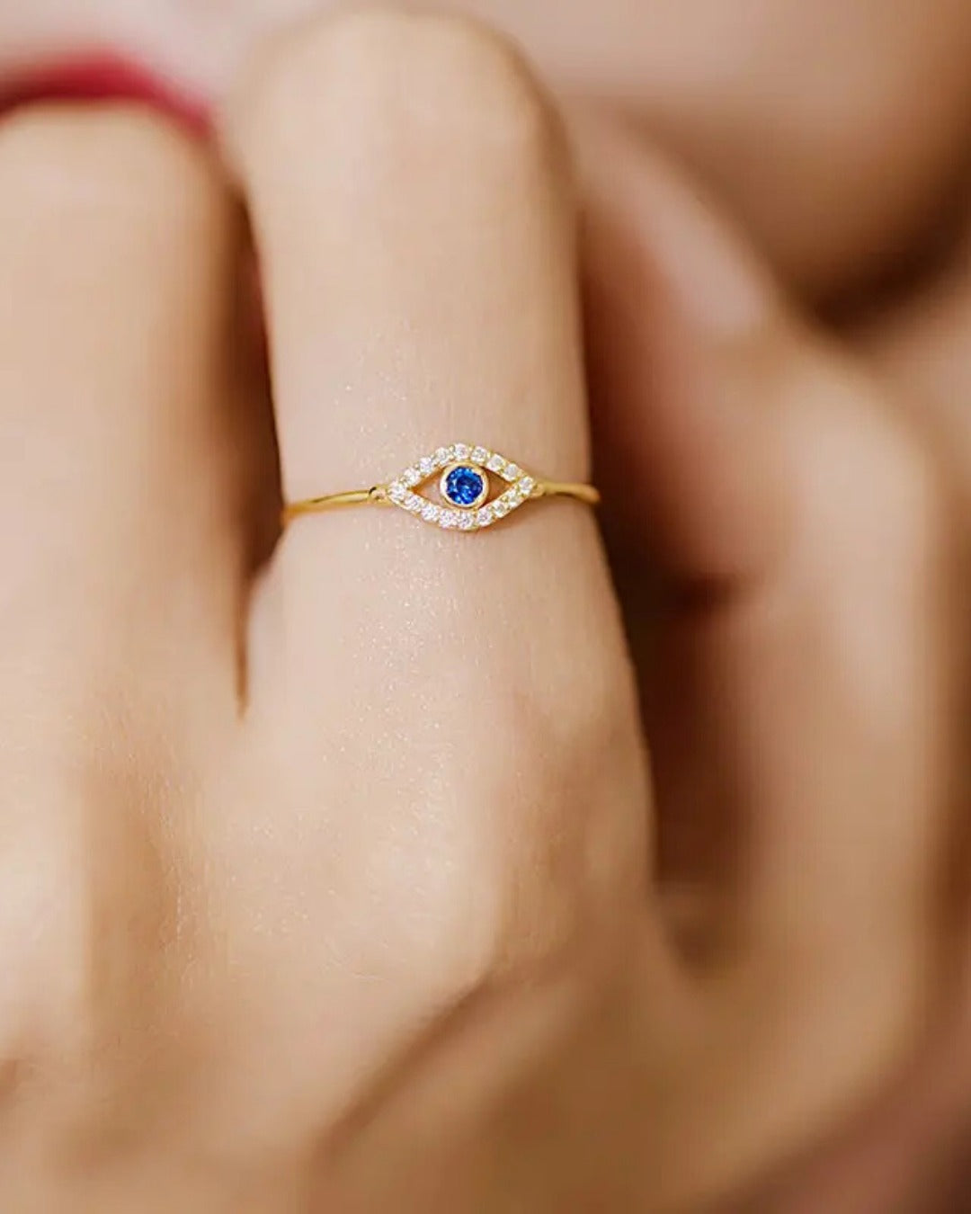 Evil Eye Ring in 925 Sterling Silver – Protection & Elegance in One.