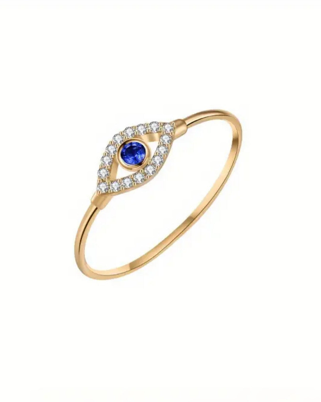 Evil Eye Ring in 925 Sterling Silver – Protection & Elegance in One.