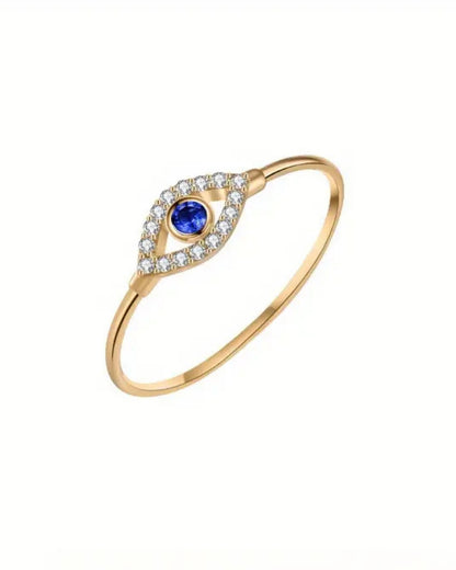 Evil Eye Ring in 925 Sterling Silver – Protection & Elegance in One.