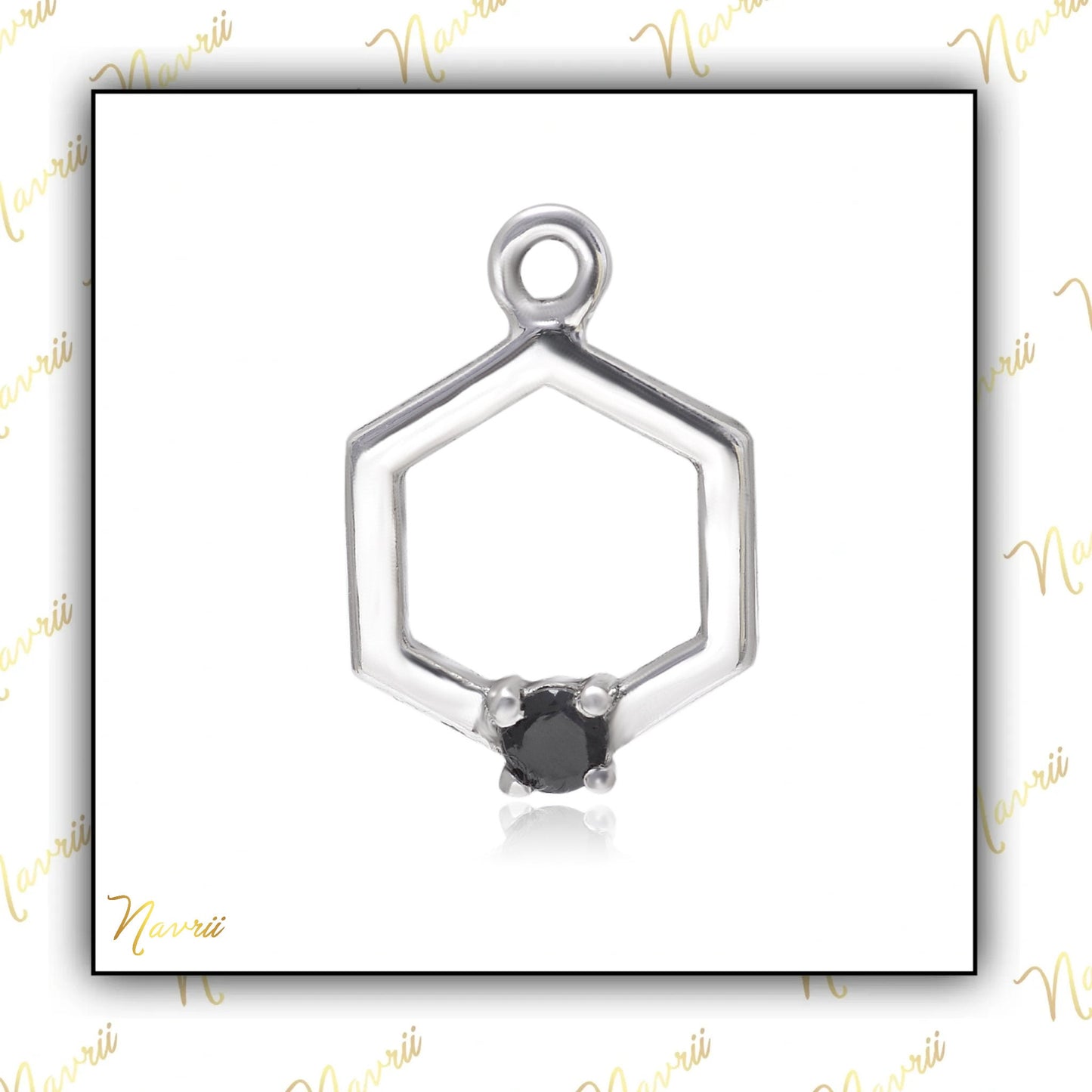 925 Sterling Silver Natural Gemstone Pendant