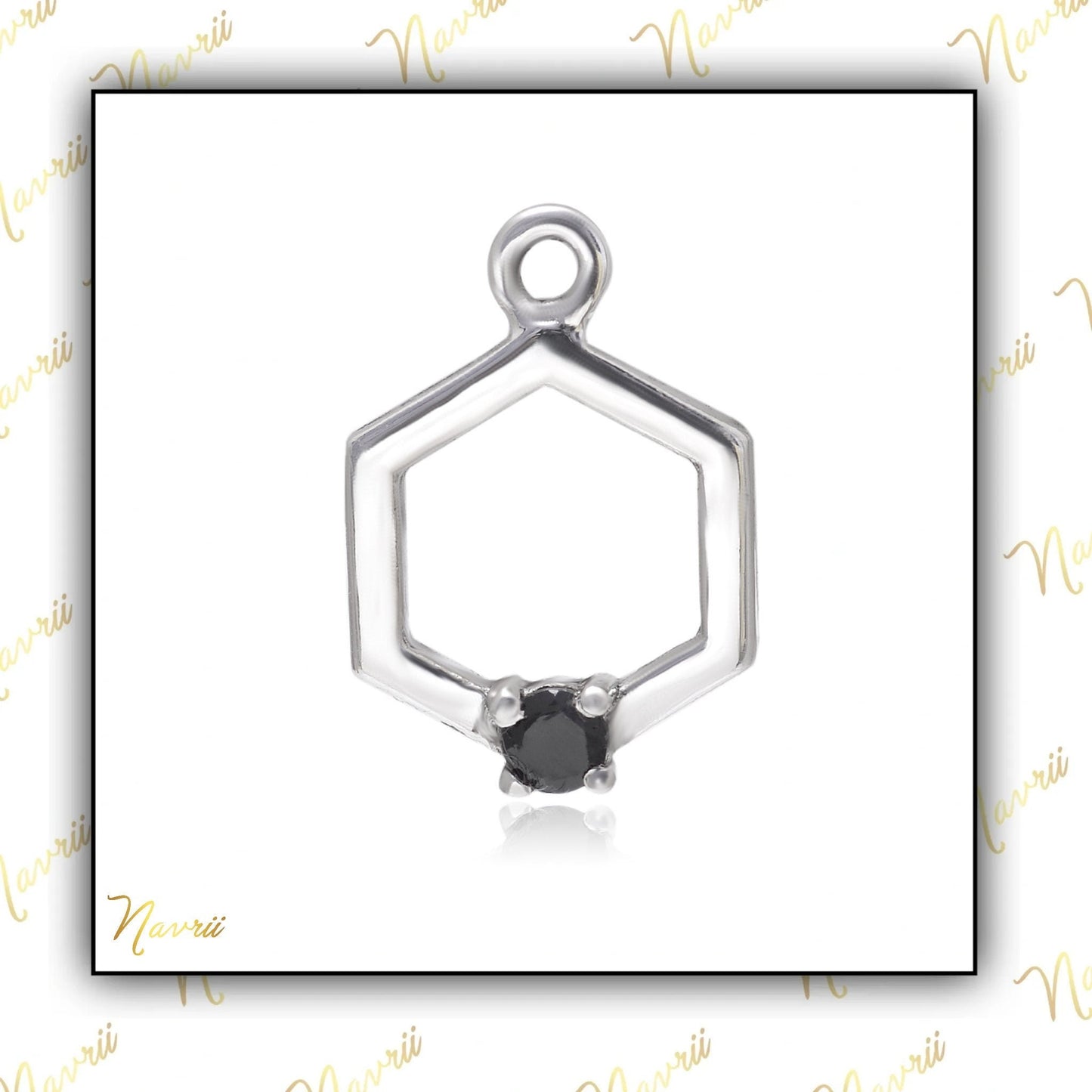 925 Sterling Silver Natural Gemstone Pendant