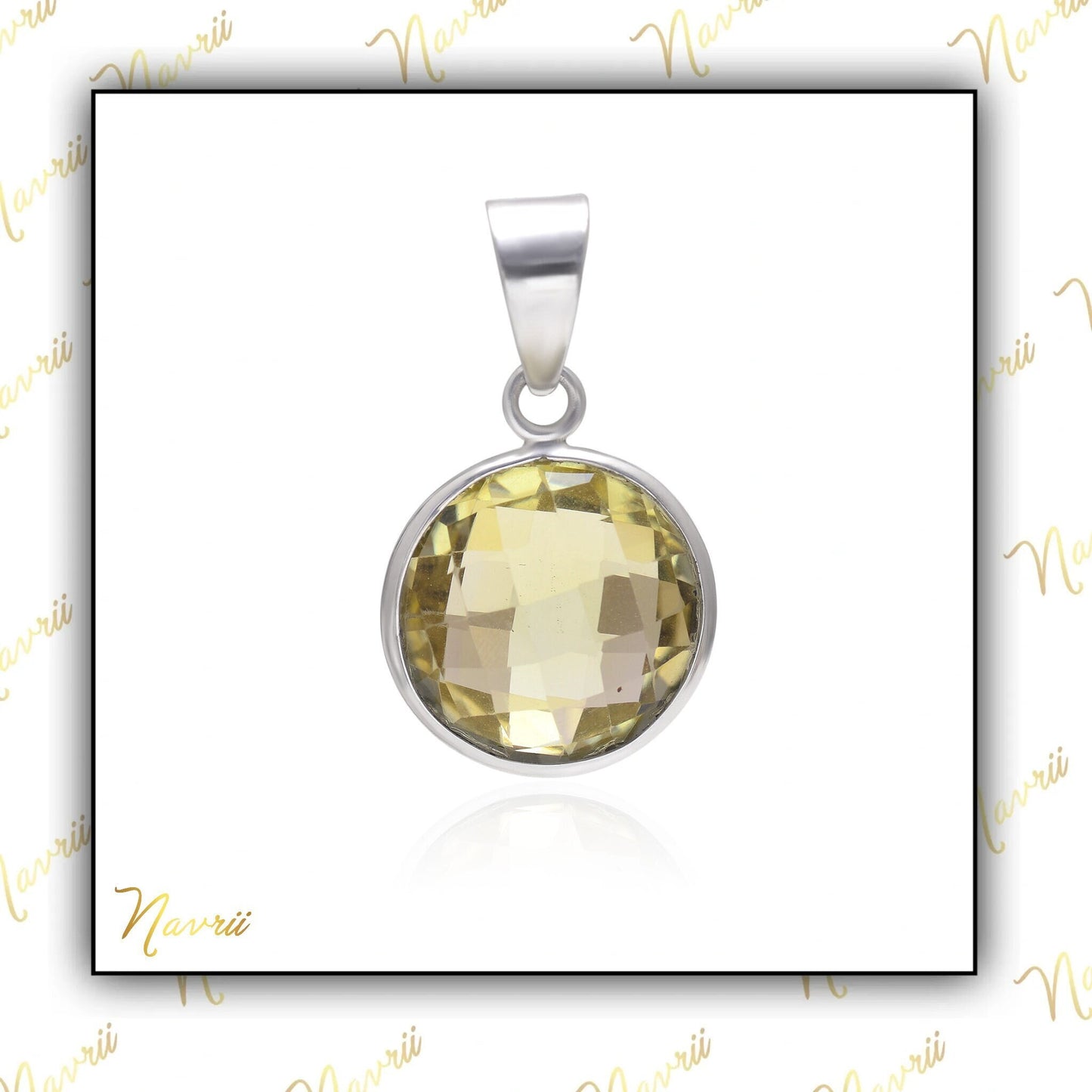 Lemon Quartz Pendant