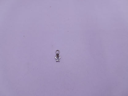 Natural Smokey Quartz Tiny Butterfly Pendant