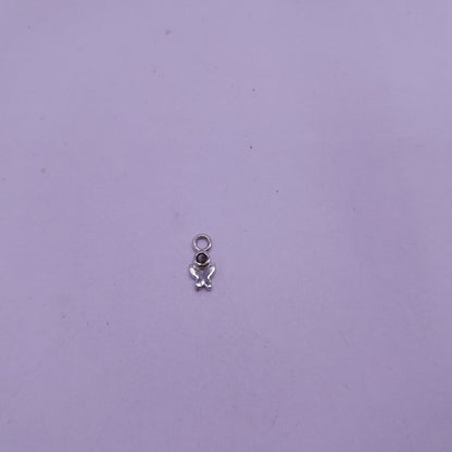 Natural Smokey Quartz Tiny Butterfly Pendant